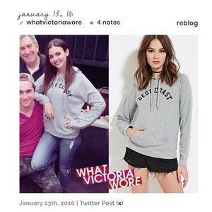 Forever 21 Best Coast Hooded Sweatshirt Large New